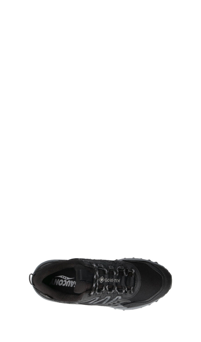 SAUCONY - GRID PEAK GTX Sneaker uomo nera in gore-tex