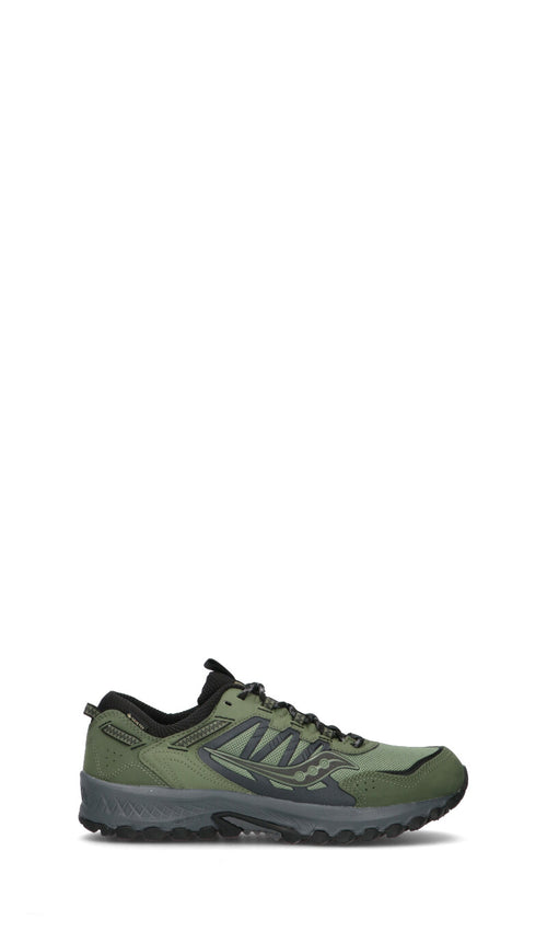 SAUCONY - GRID PEAK GTX Sneaker uomo verde in gore-tex