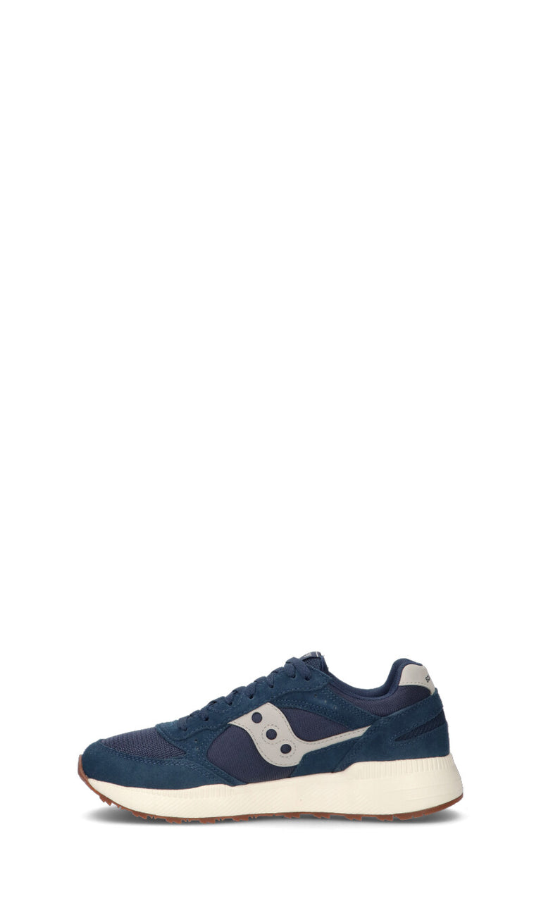 SAUCONY - ECLIPSE Sneaker uomo blu in suede