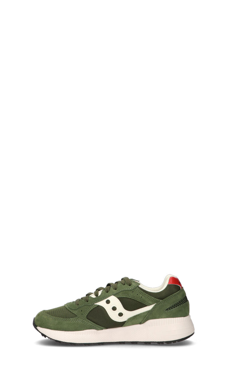 SAUCONY - ECLIPSE Sneaker uomo verde in suede