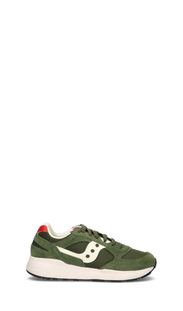 SAUCONY - ECLIPSE Sneaker uomo verde in suede