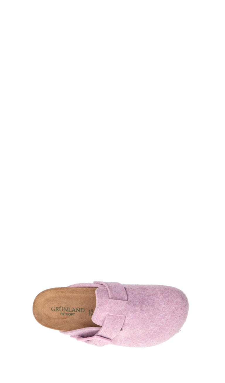 GRUNLAND Ciabatta donna rosa