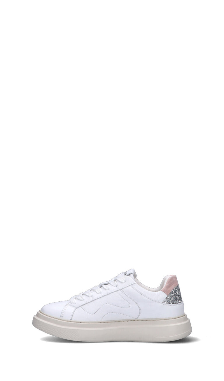 WOMSH Sneaker donna bianca in pelle