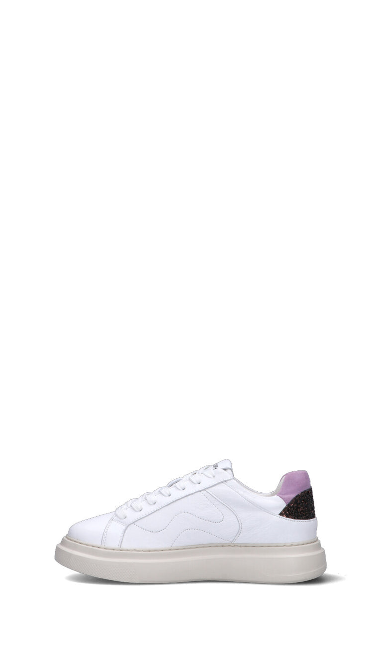 WOMSH Sneaker donna bianca in pelle