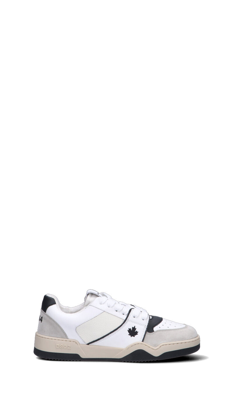 DSQUARED2 Sneaker uomo bianca/grigia/nera in pelle