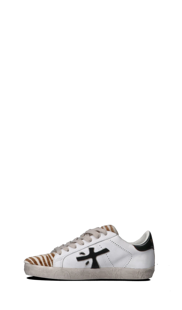 PREMIATA Sneaker donna bianca/nera in pelle