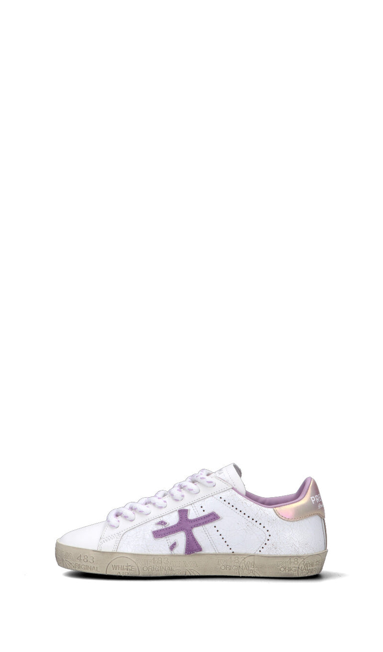 PREMIATA Sneaker donna bianca/viola in pelle