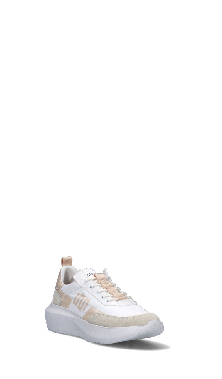 ESSEUTESSE Sneaker donna bianca in suede