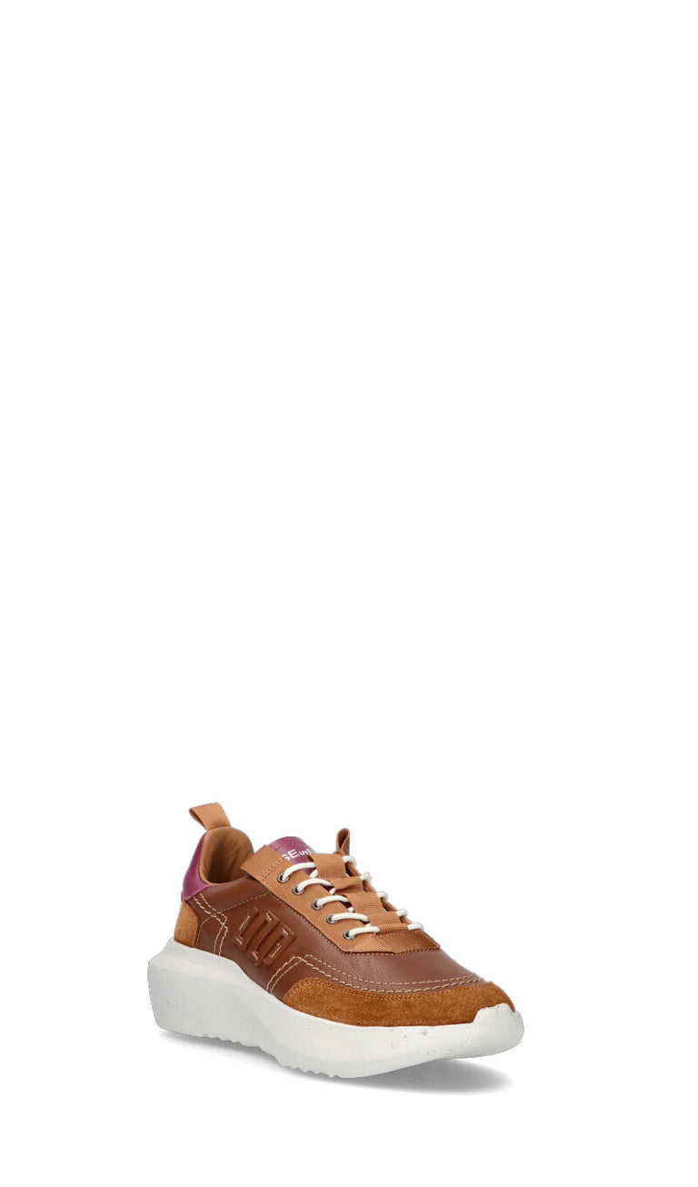 ESSEUTESSE Sneaker donna marrone in pelle