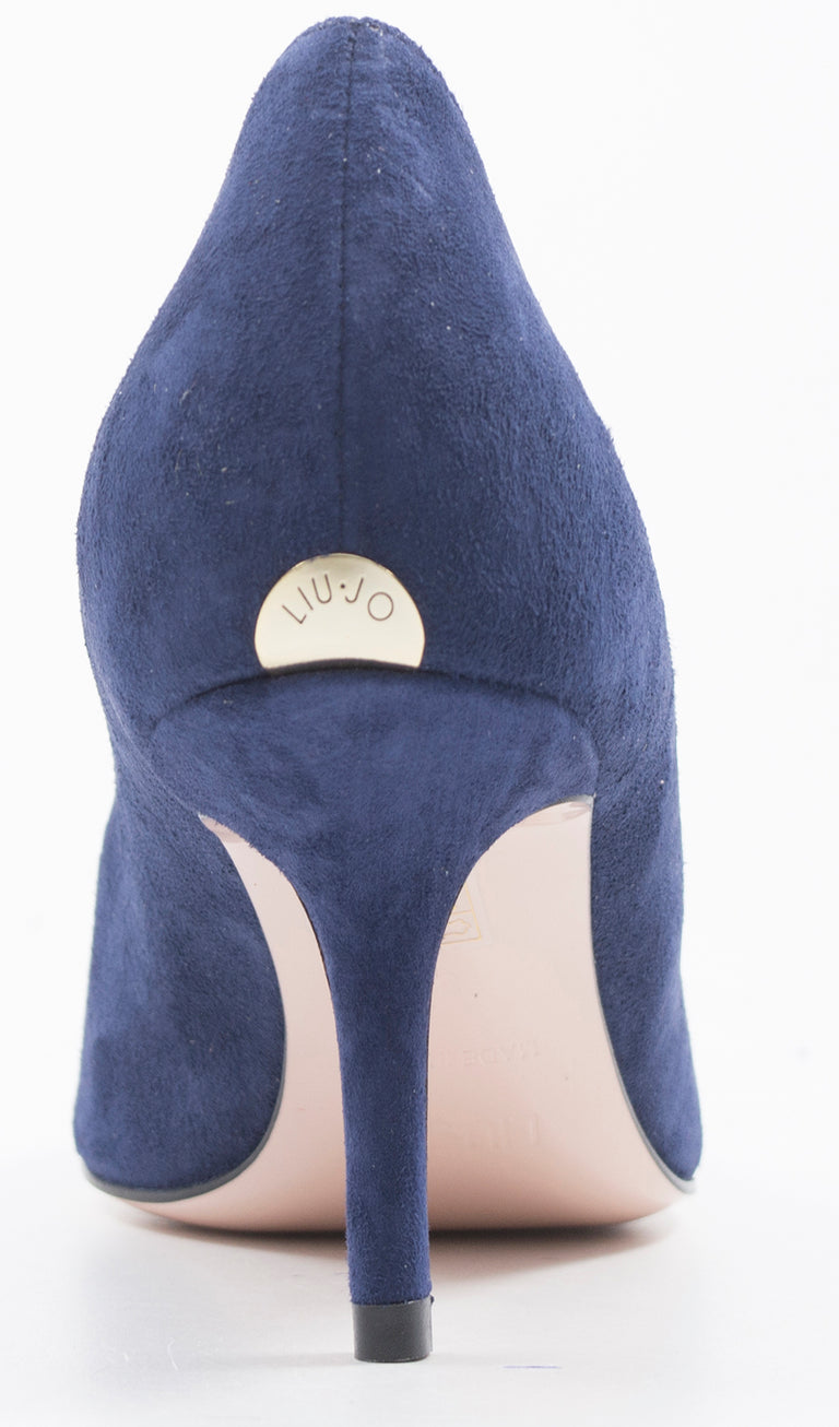 LIU JO Décolleté donna blu in suede