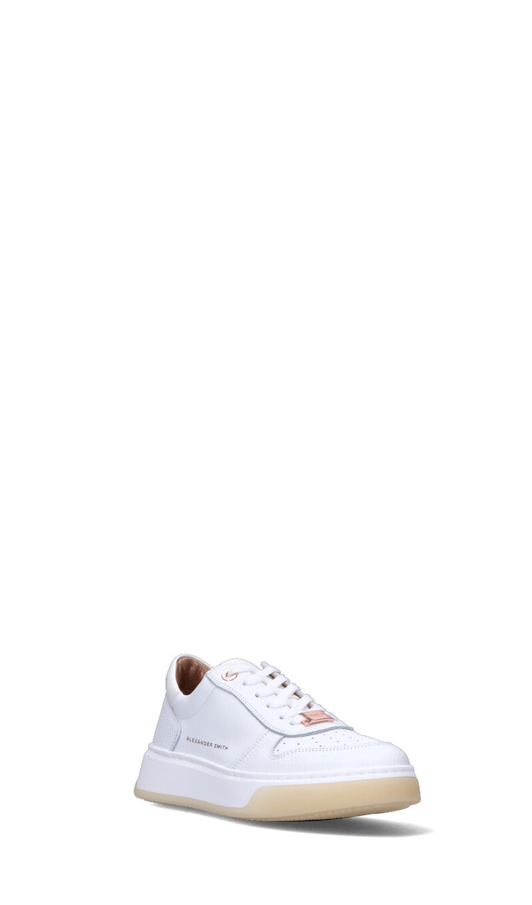 ALEXANDER SMITH Sneaker donna bianca in pelle