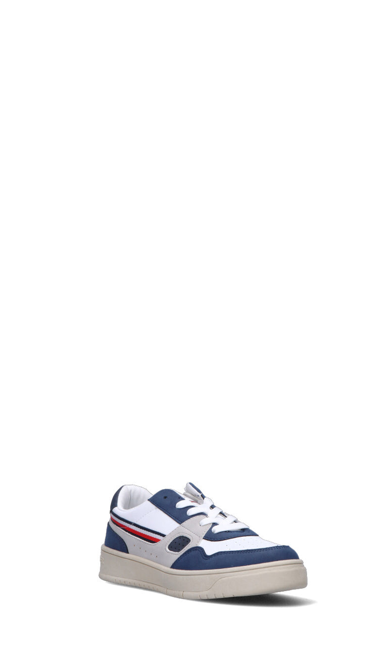 TOMMY HILFIGER Sneaker ragazzo bianca/blu