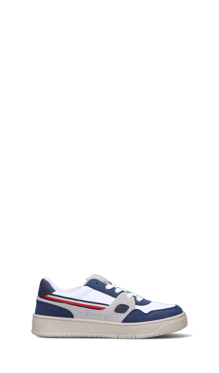 TOMMY HILFIGER Sneaker ragazzo bianca/blu