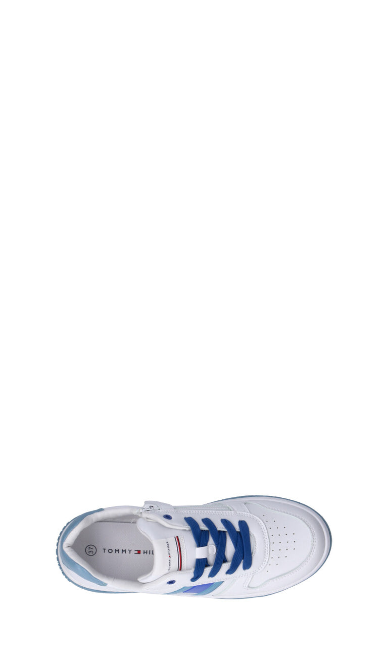 TOMMY HILFIGER Sneaker ragazzo bianca/azzurra