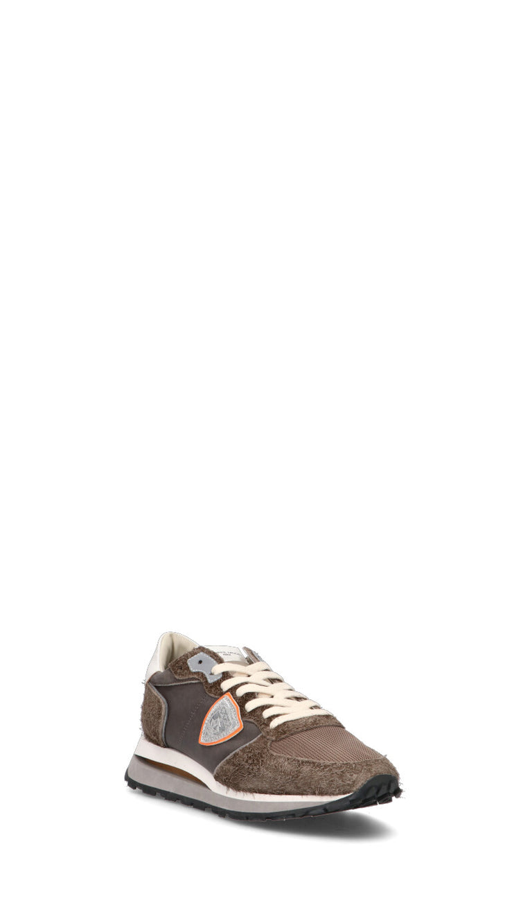 PHILIPPE MODEL Sneaker uomo marrone in suede