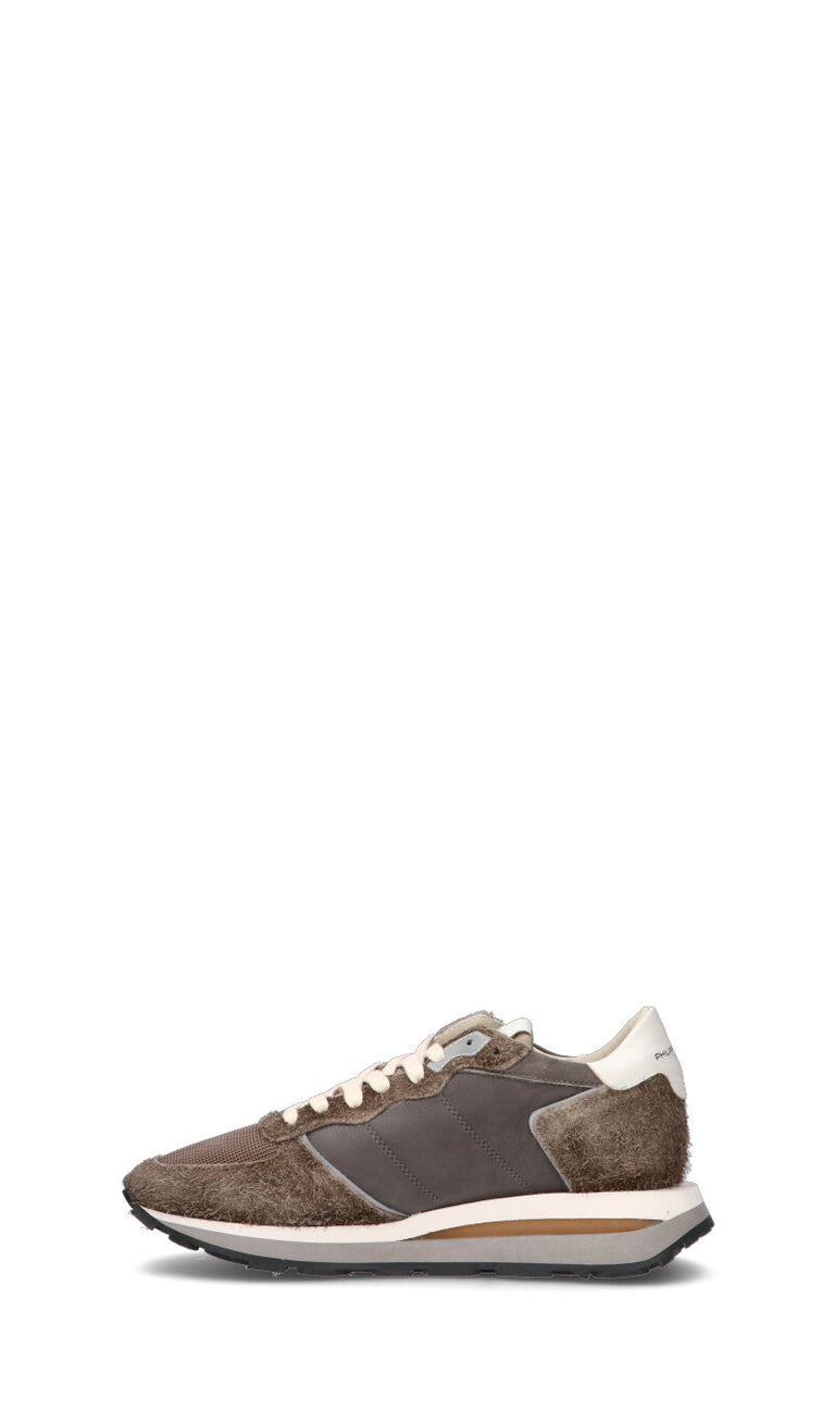 PHILIPPE MODEL Sneaker uomo marrone in suede