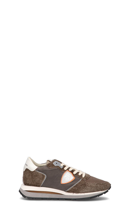 PHILIPPE MODEL Sneaker uomo marrone in suede