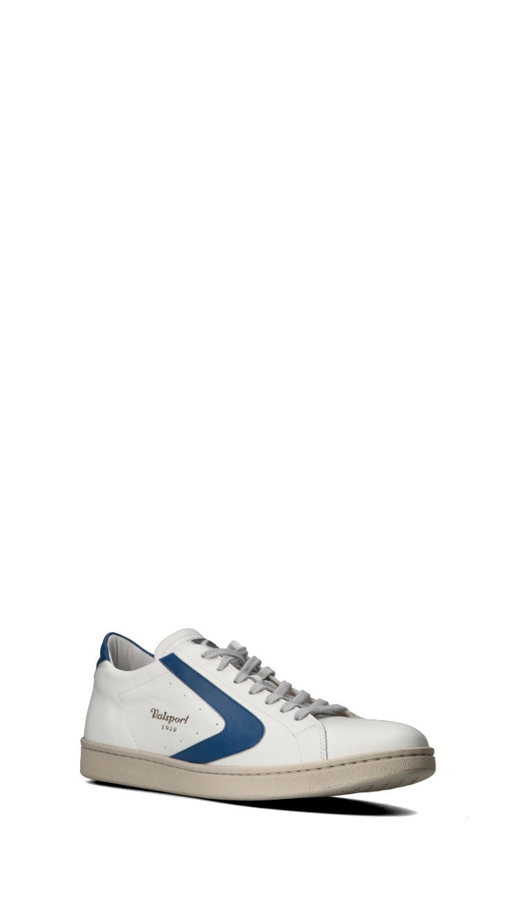 VALSPORT Sneaker uomo bianca/blu in pelle