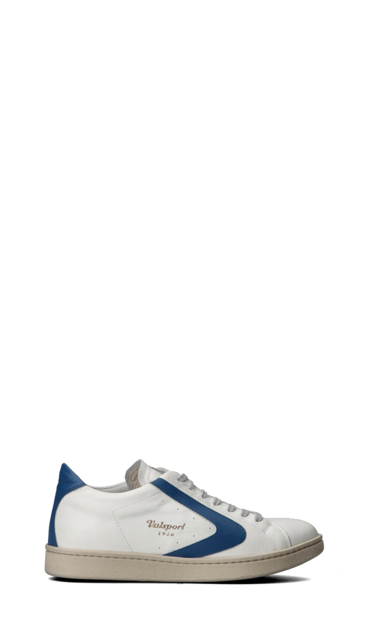 VALSPORT Sneaker uomo bianca/blu in pelle