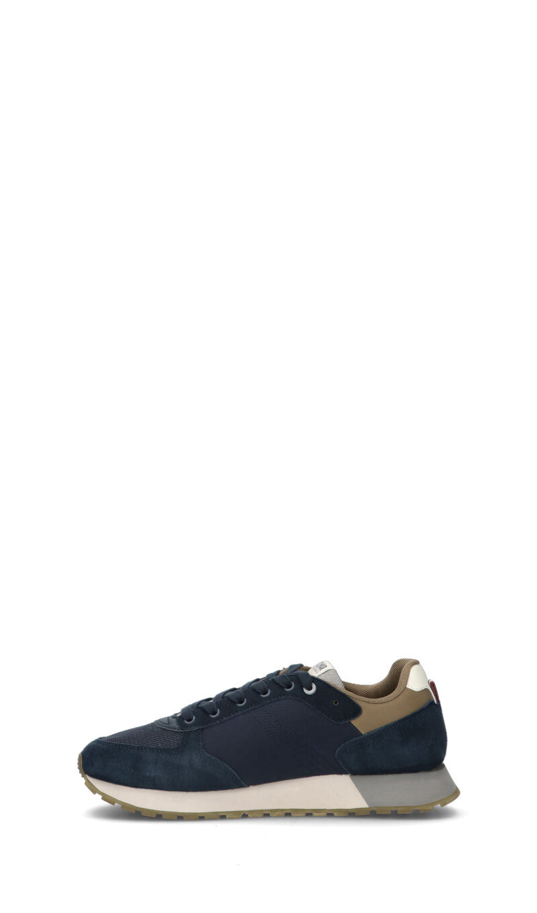 COLMAR Sneaker uomo blu in suede