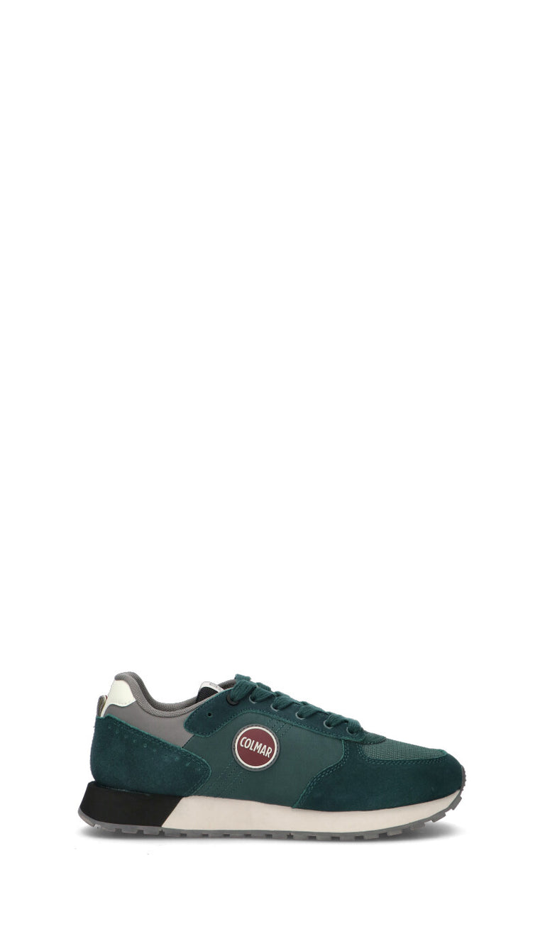 COLMAR Sneaker uomo verde in suede