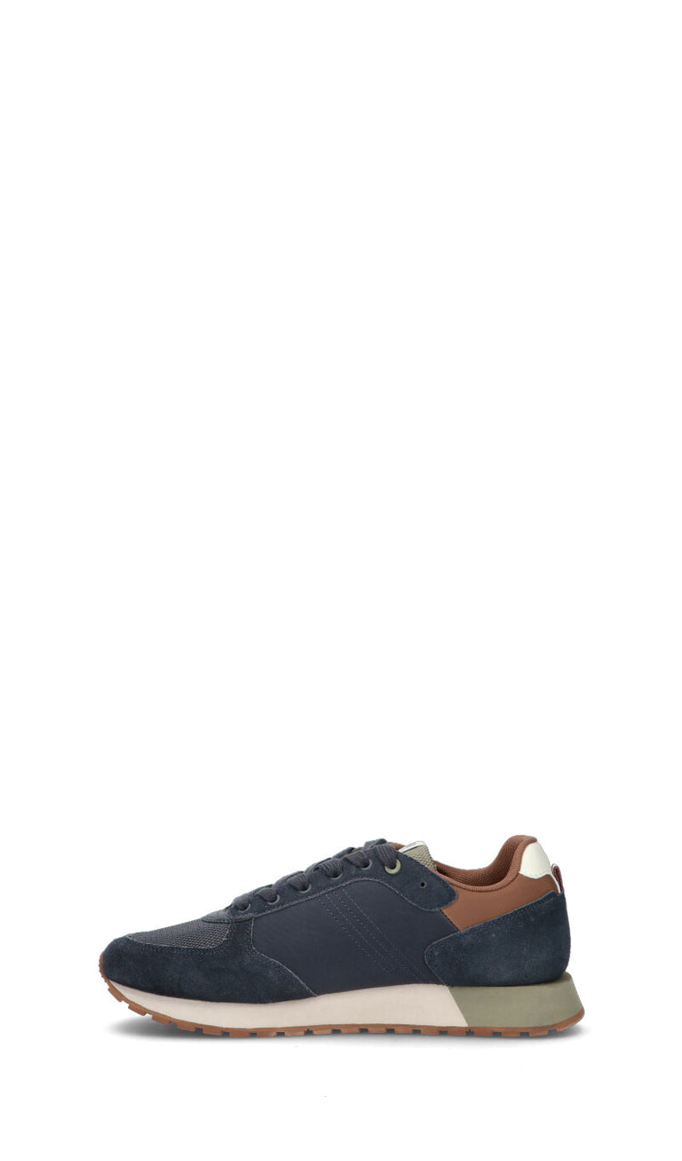 COLMAR Sneaker uomo blu in suede