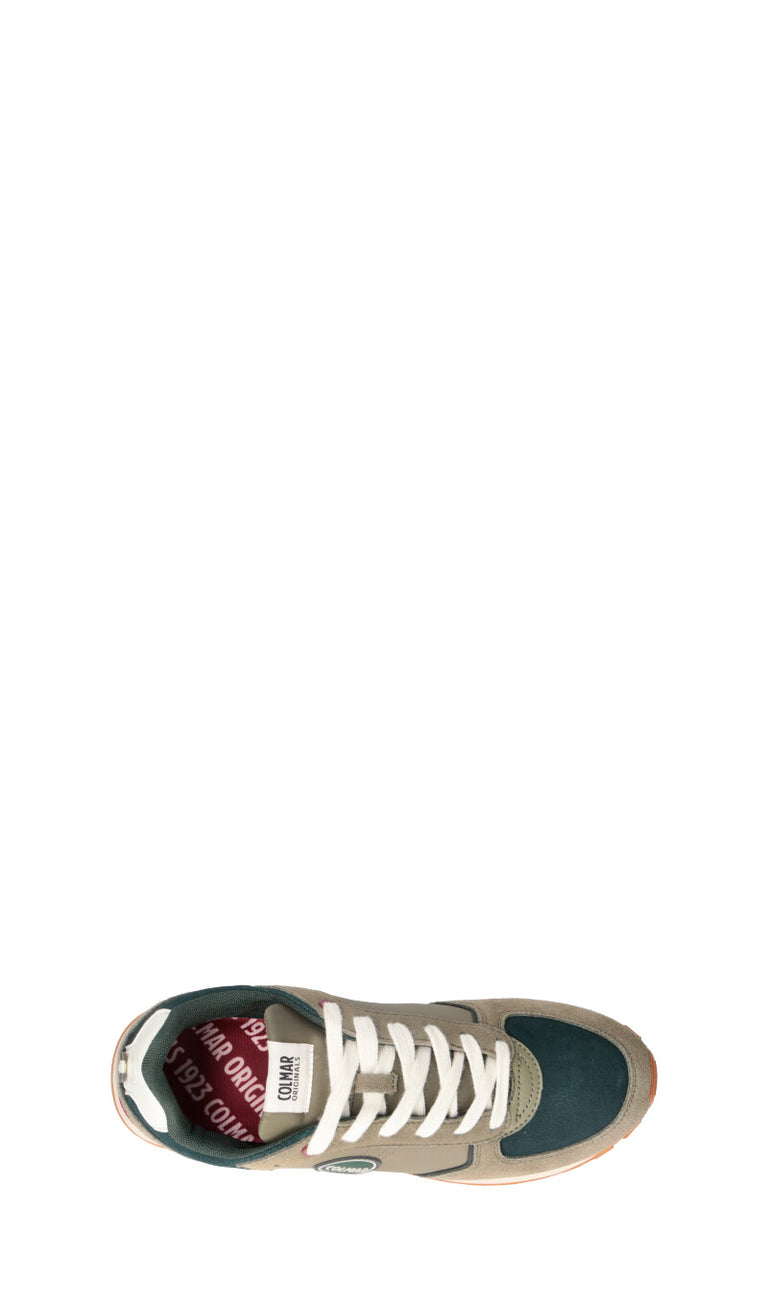 COLMAR Sneaker uomo verde in suede