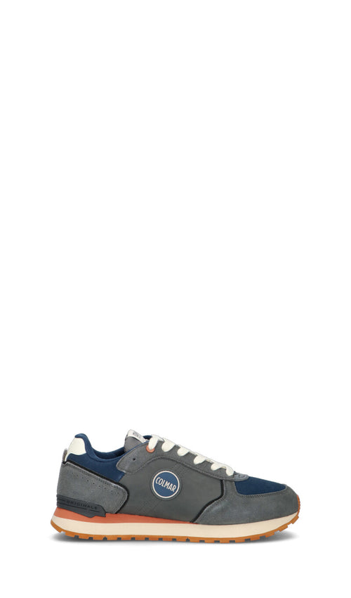 COLMAR Sneaker uomo grigia/blu in suede