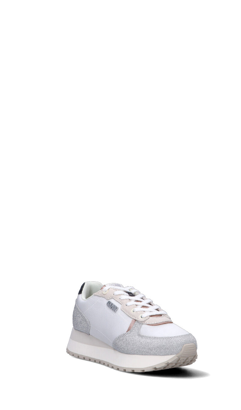 COLMAR Sneaker donna bianca/argento/nera in pelle