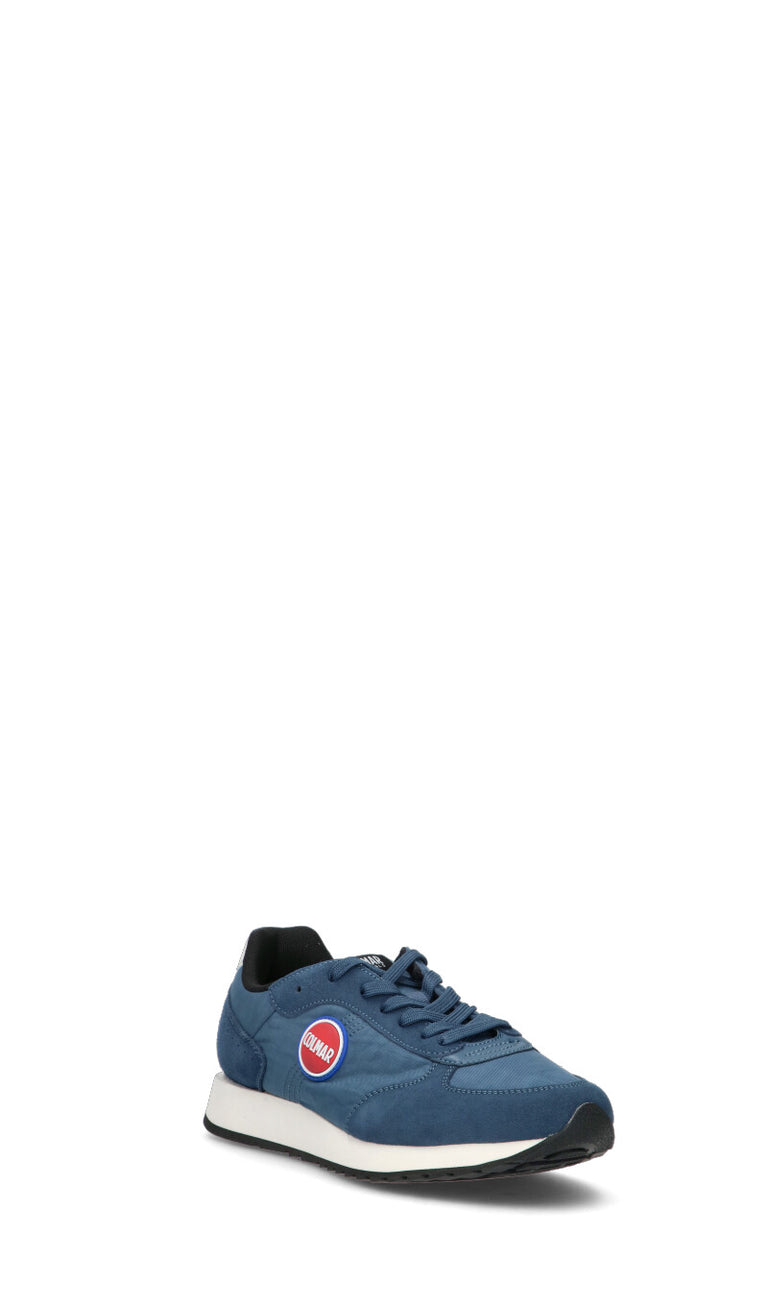 COLMAR Sneaker uomo blu in suede