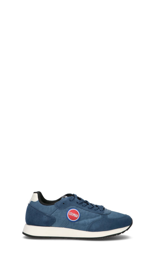 COLMAR Sneaker uomo blu in suede