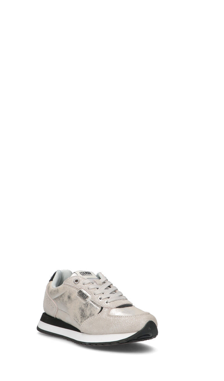 COLMAR Sneaker donna argento in pelle