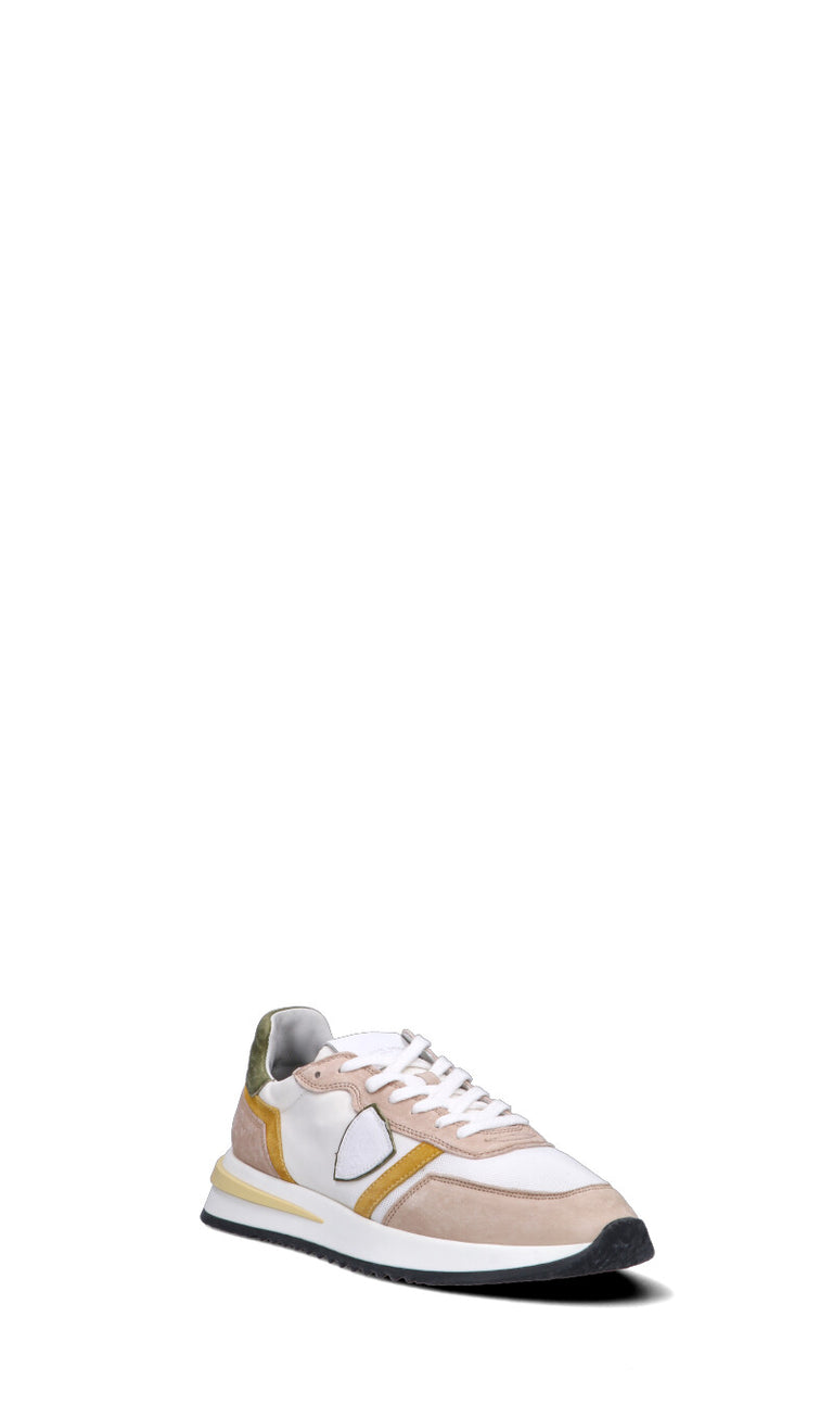 PHILIPPE MODEL Sneaker donna bianca/nude in suede