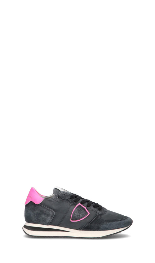 PHILIPPE MODEL Sneaker donna nera in suede