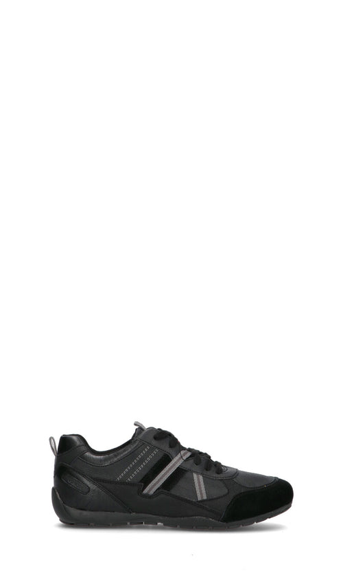 GEOX Sneaker uomo nera in pelle