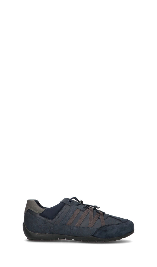 GEOX Sneaker uomo blu in pelle