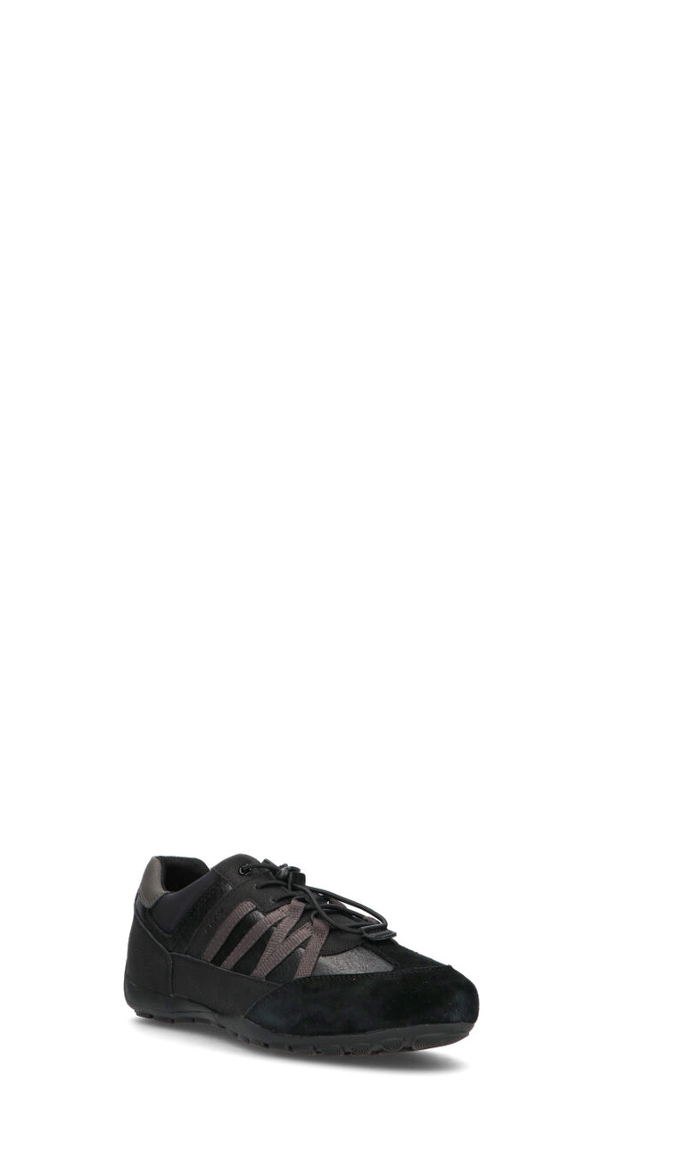 GEOX Sneaker uomo nera in pelle