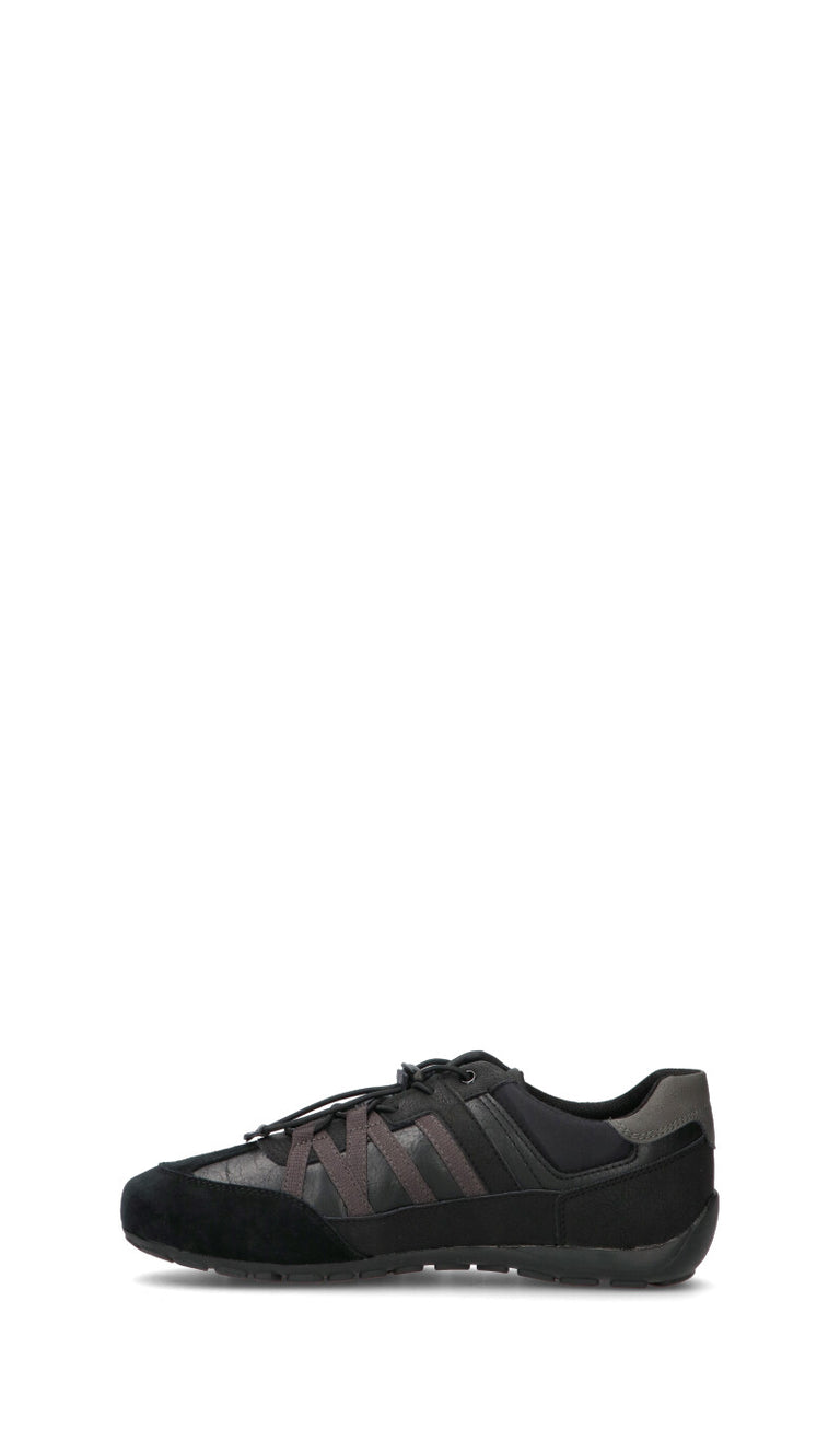 GEOX Sneaker uomo nera in pelle