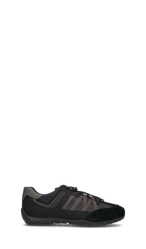 GEOX Sneaker uomo nera in pelle