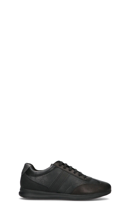 GEOX Sneaker uomo nera in pelle