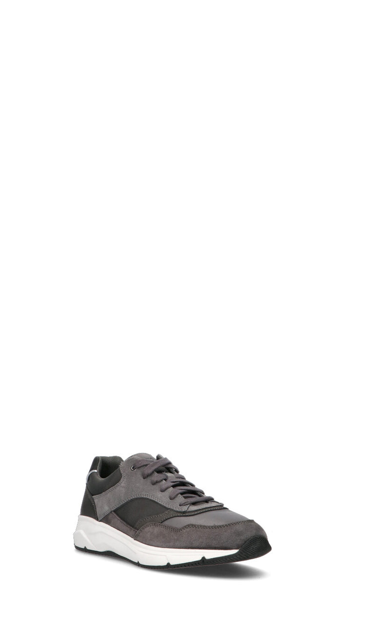 GEOX Sneaker uomo grigia in pelle