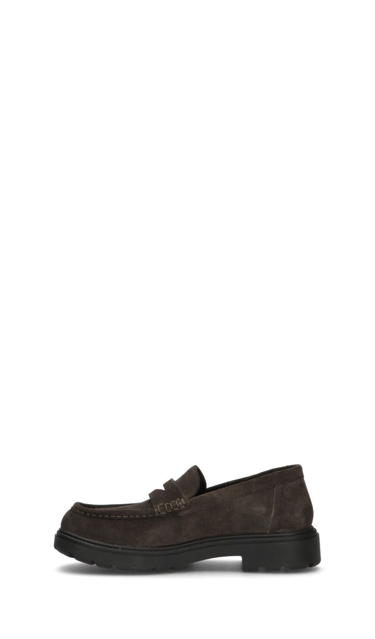 GEOX Mocassino uomo marrone in suede