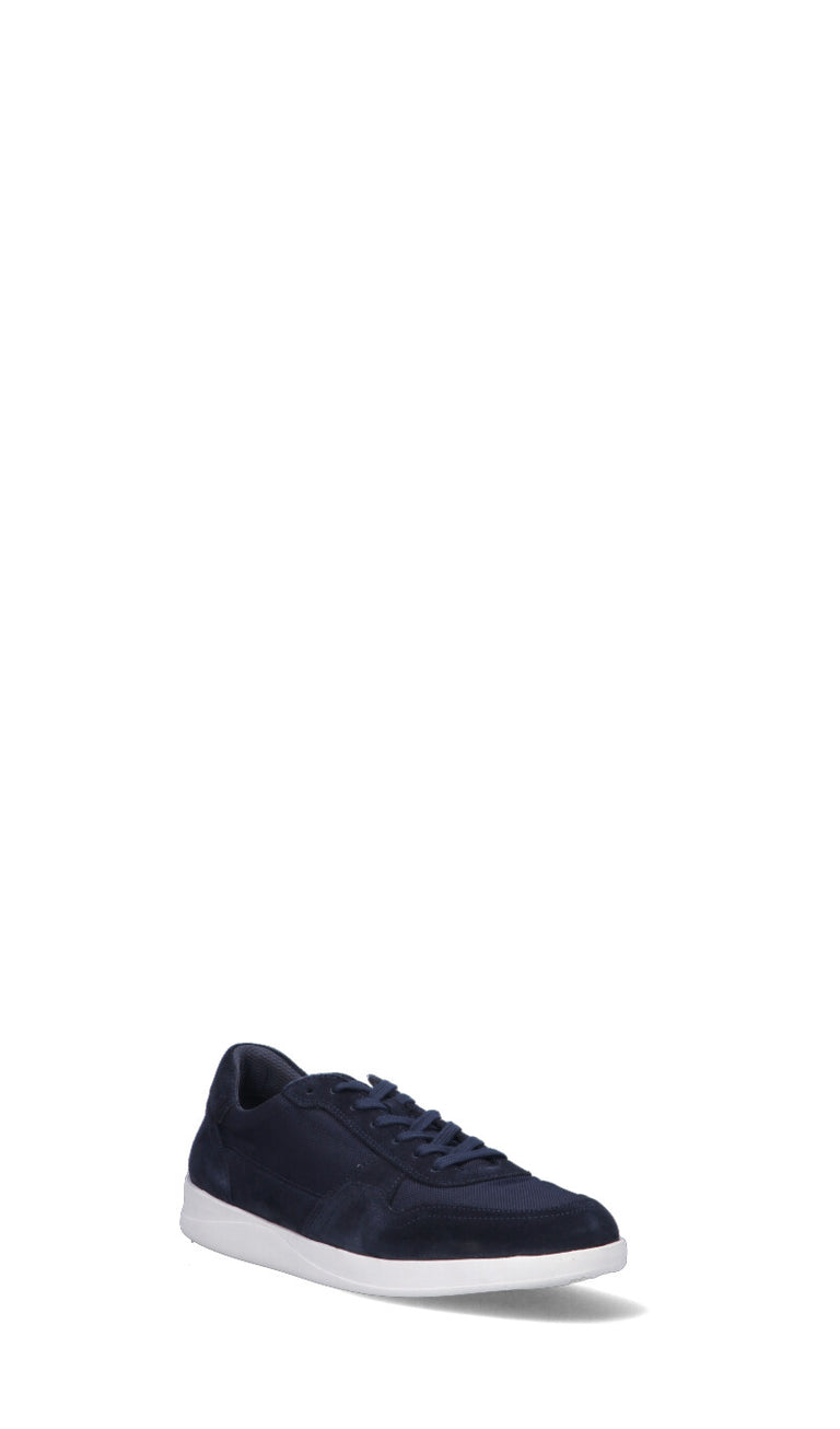 GEOX Sneaker uomo blu in suede