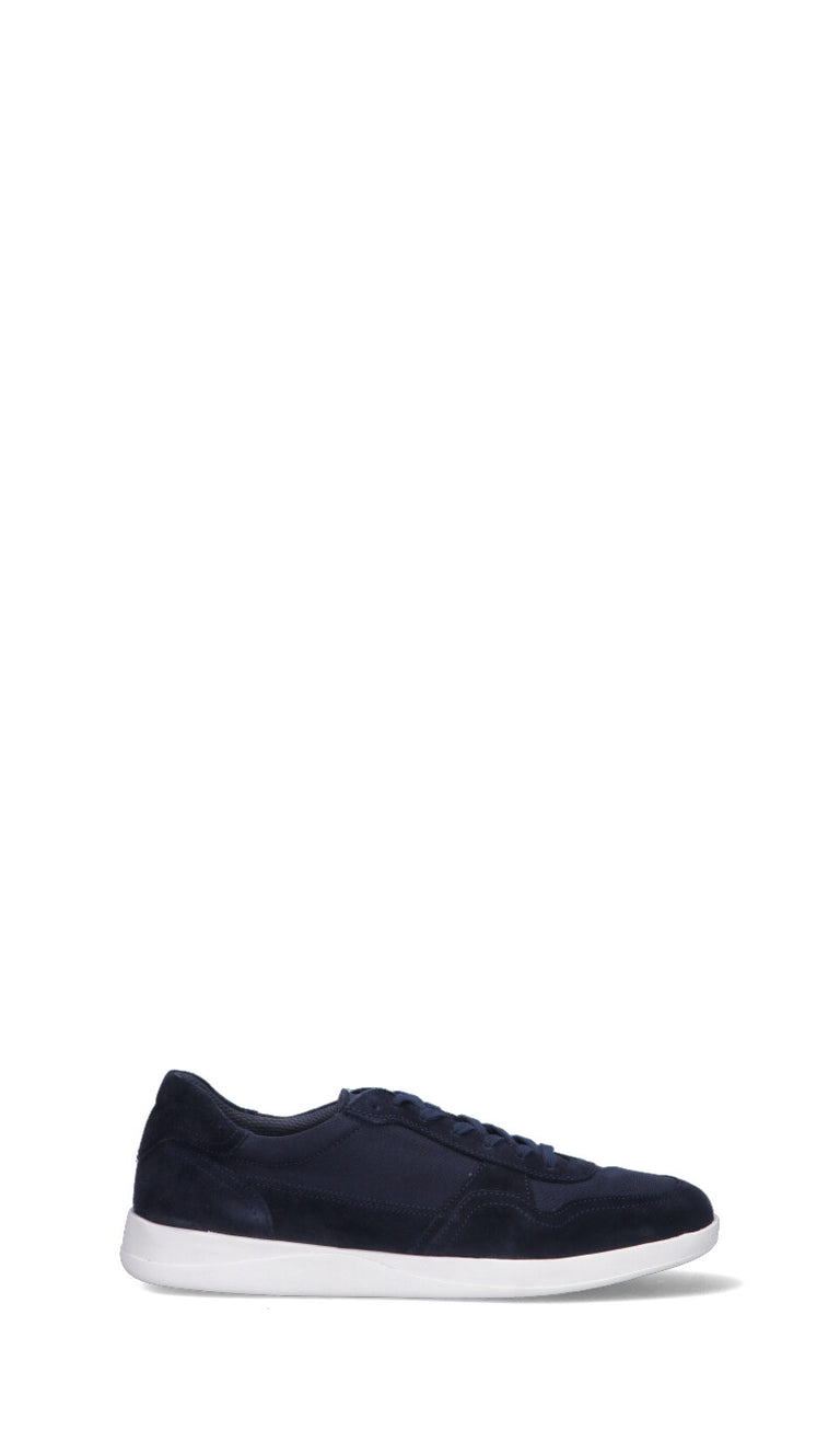 GEOX Sneaker uomo blu in suede