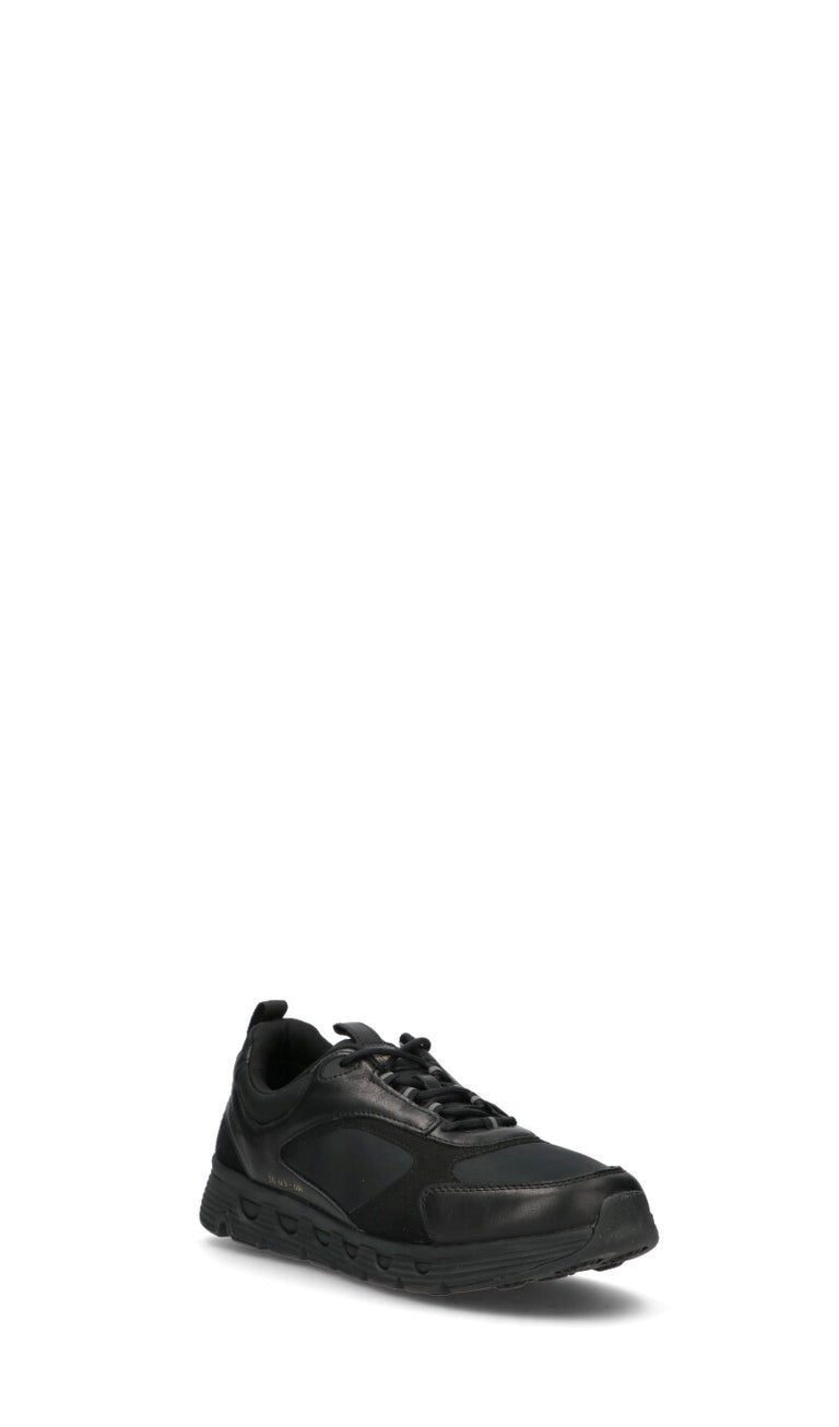 GEOX Sneaker uomo nera in suede