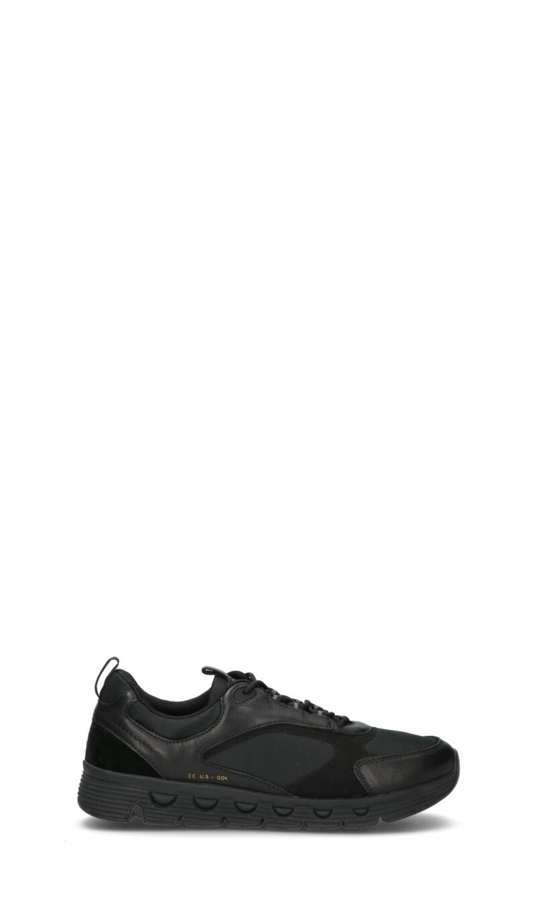 GEOX Sneaker uomo nera in suede