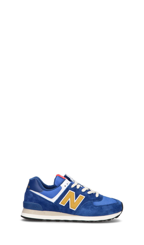 NEW BALANCE Sneaker uomo blu in pelle