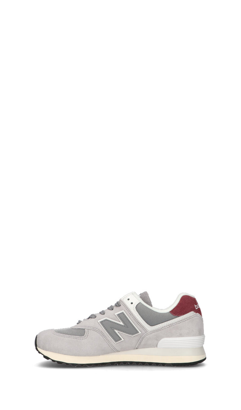 NEW BALANCE Sneaker uomo grigia/rossa