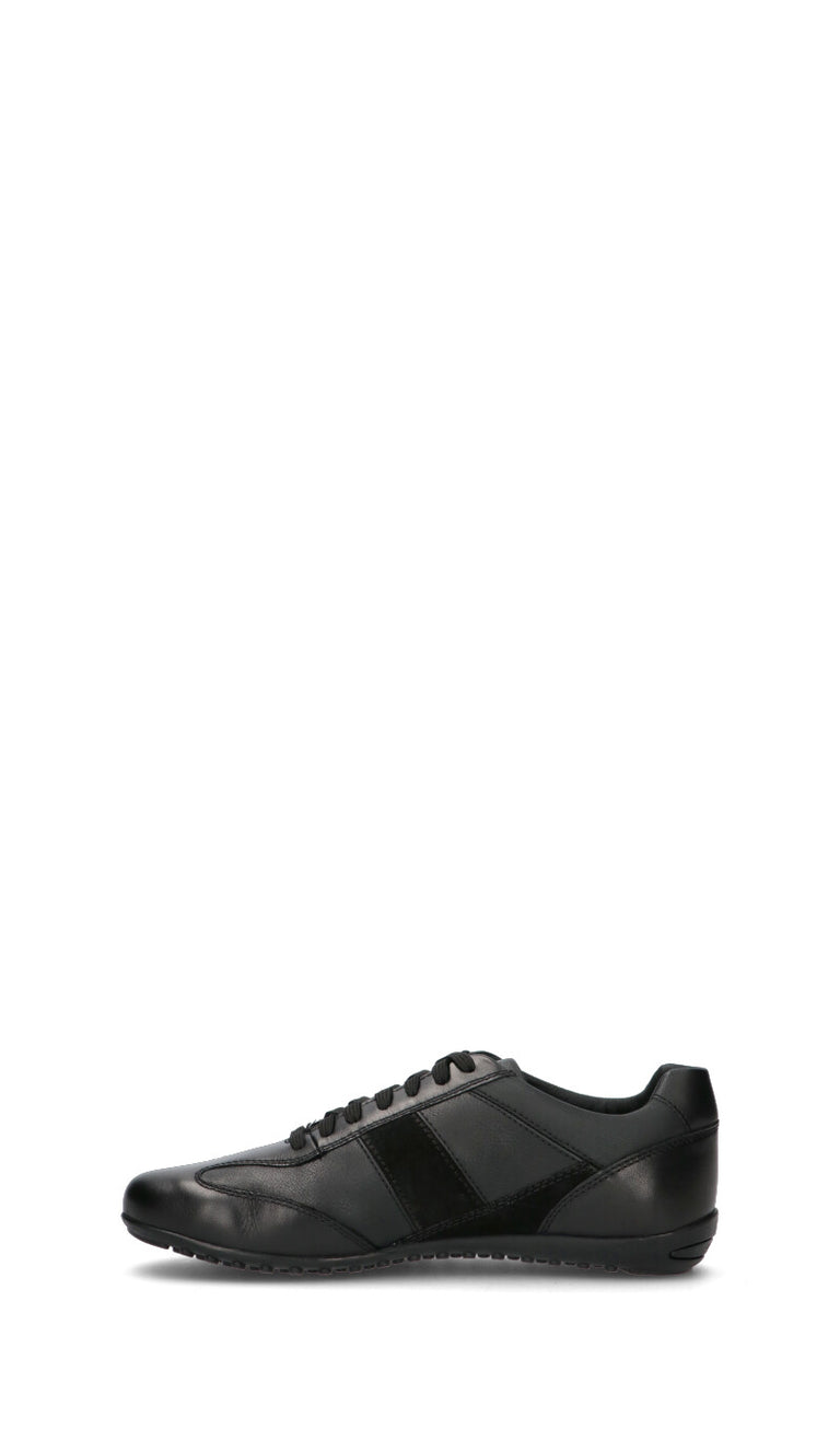 GEOX Sneaker uomo nera in pelle