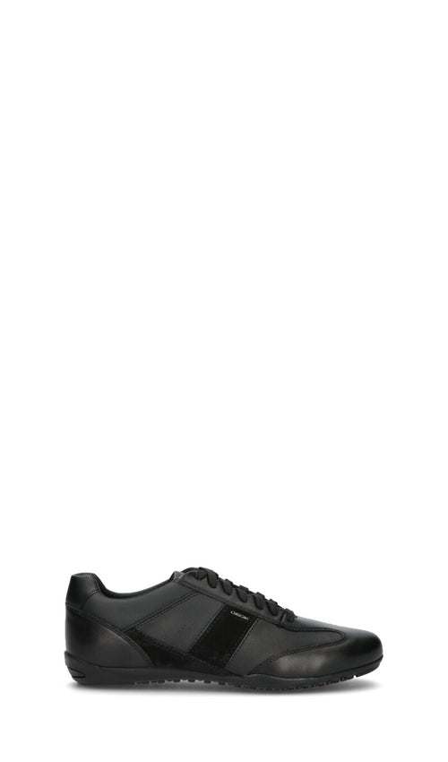 GEOX Sneaker uomo nera in pelle